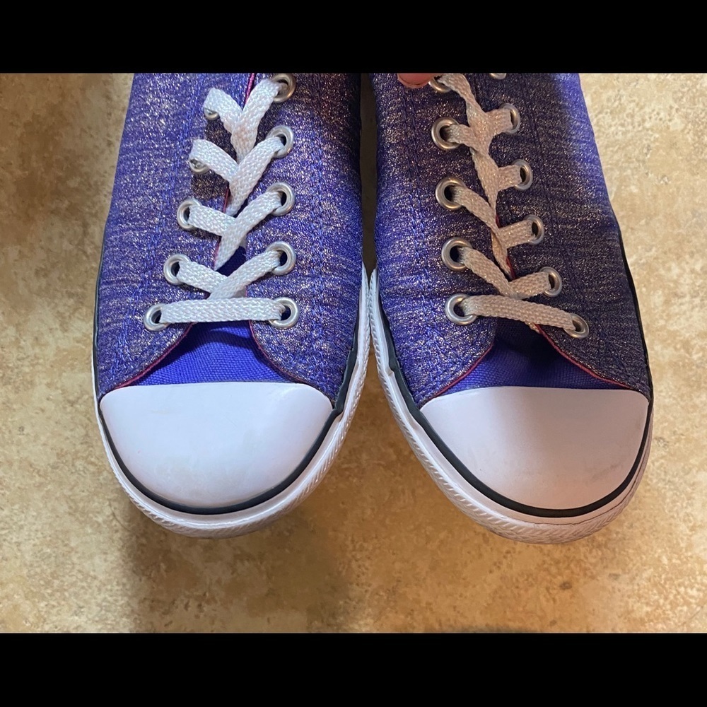 Converse purple metallic shoes - Picture 7 of 7